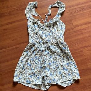 Ditsy floral forever 21 romper shorts